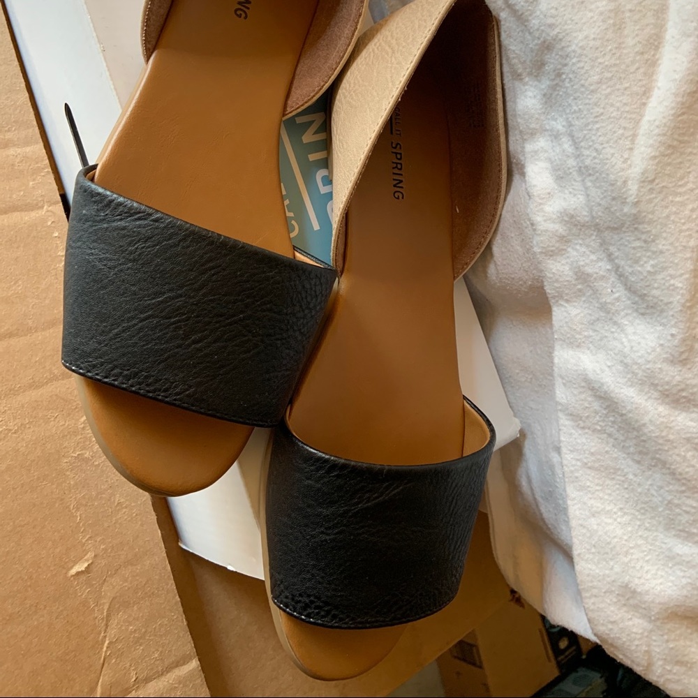 Call It Spring Two Toned Sandals/ Slides - image 2